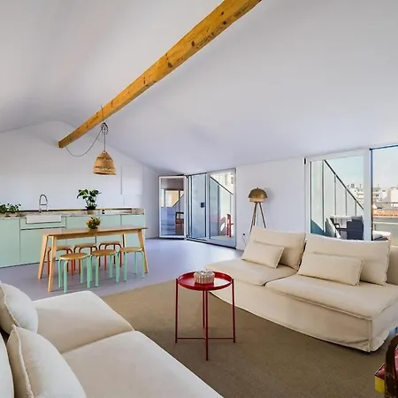 View ! Penthouse Historical Center With 3 Terasses Amazing River View * Lisboa